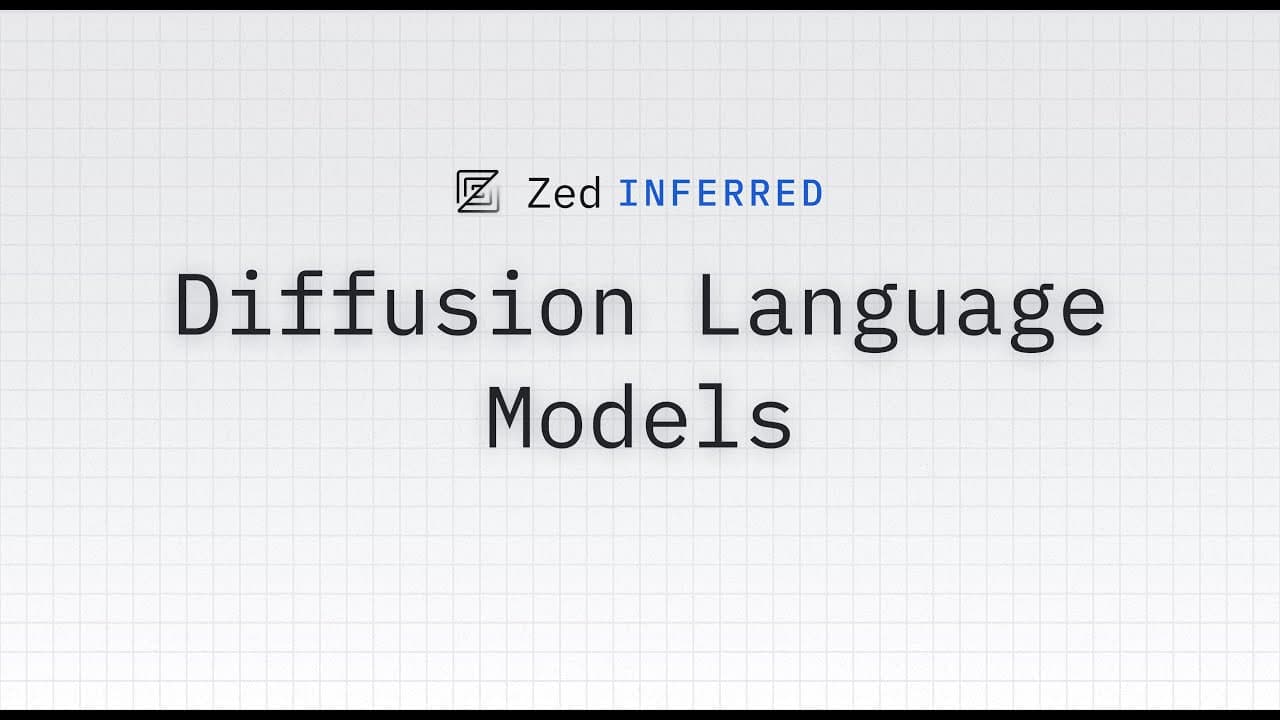 Zed Inferred: Diffusion Language Models