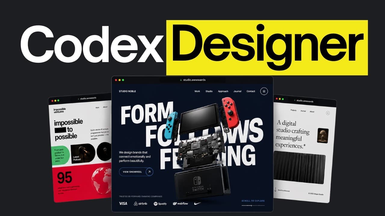 How To Use Codex To Build Insanely Beautiful Websites Using GPT 5.6 Sol