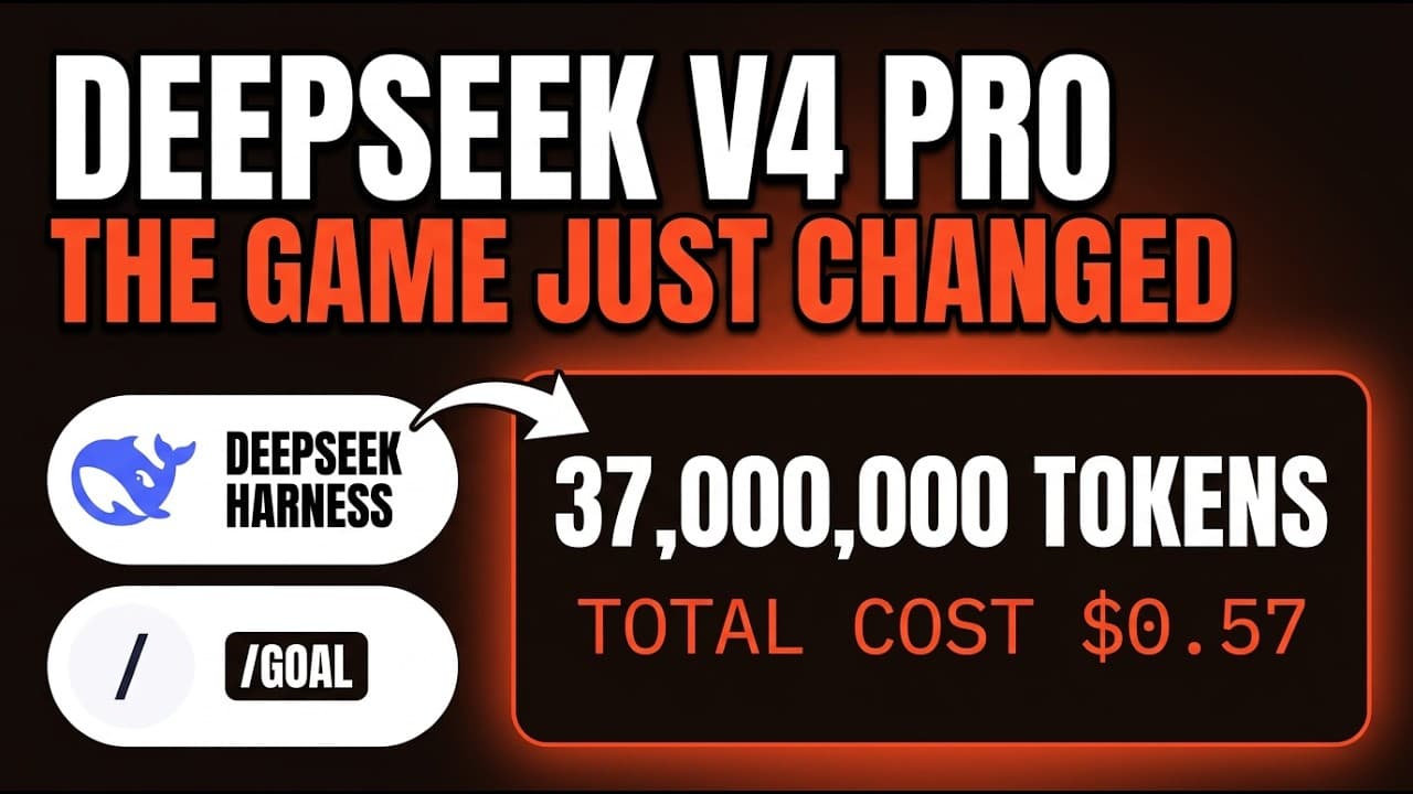 DeepSeek V4 Pro + DeepSeek Harness: Full Apps INSTANTLY ($0.56)