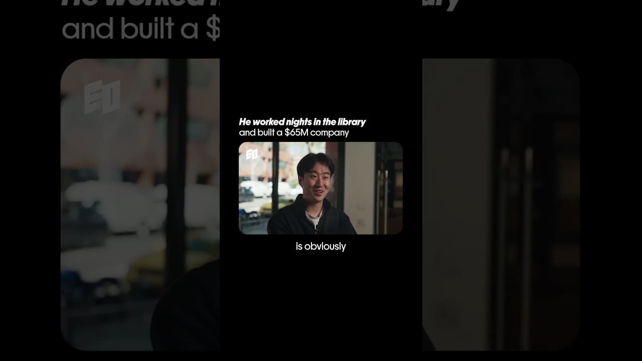 He worked nights in the library and built a $65M Company