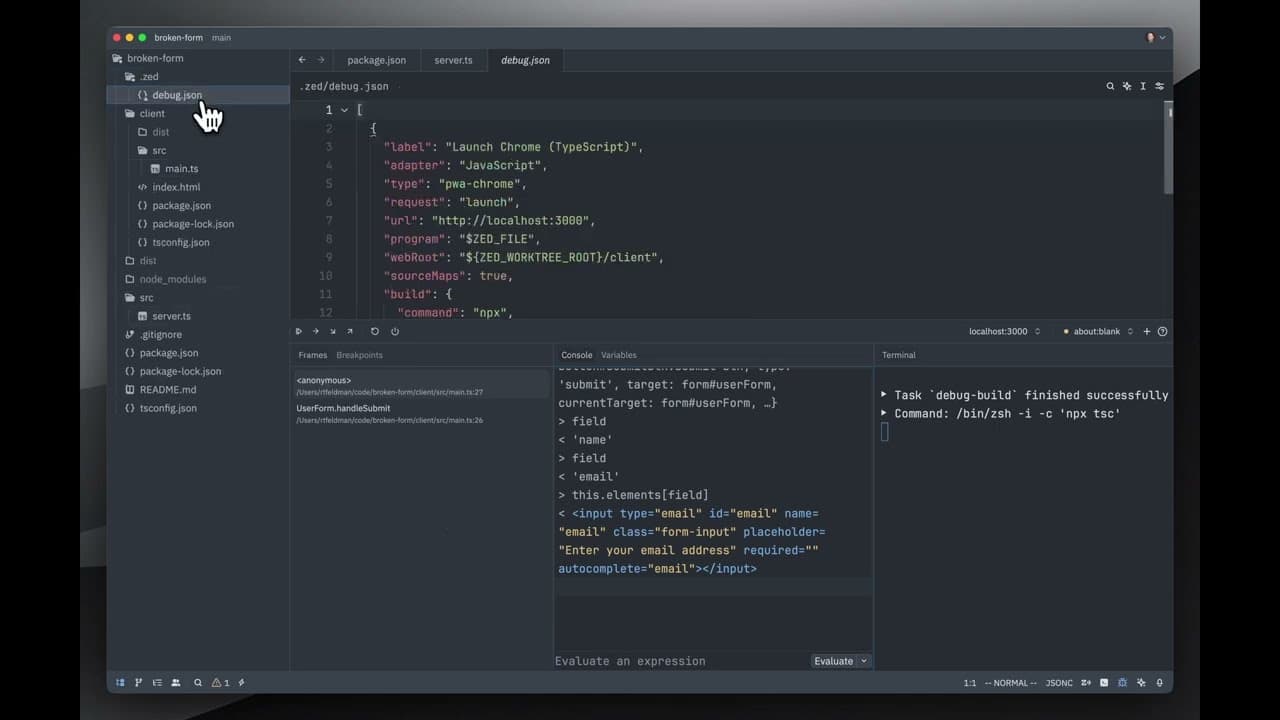 Introducing the Zed Debugger