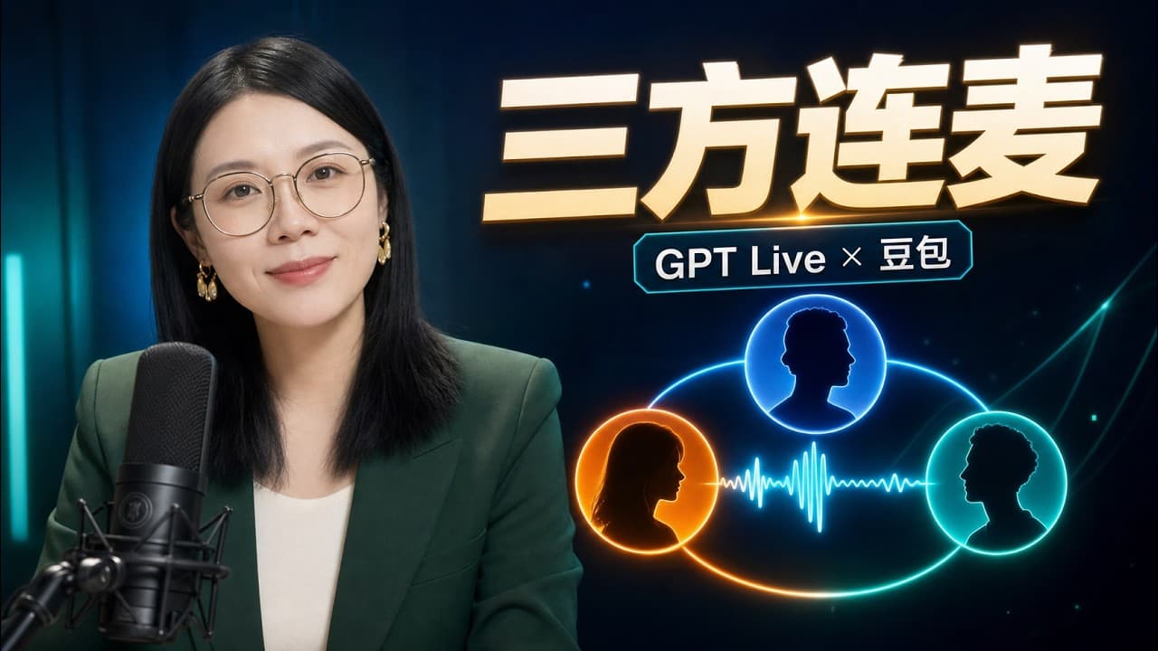 GPT Live 会抢话、接梗、追问？五大惊喜场景全双工实测，最后拉豆包三方连麦