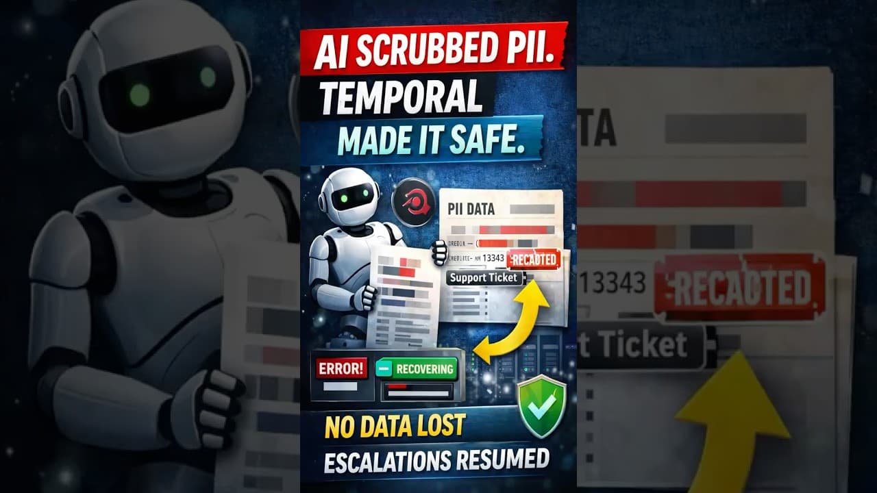 AI Scrubbed PII. Temporal Made It Safe #Temporal #Coding