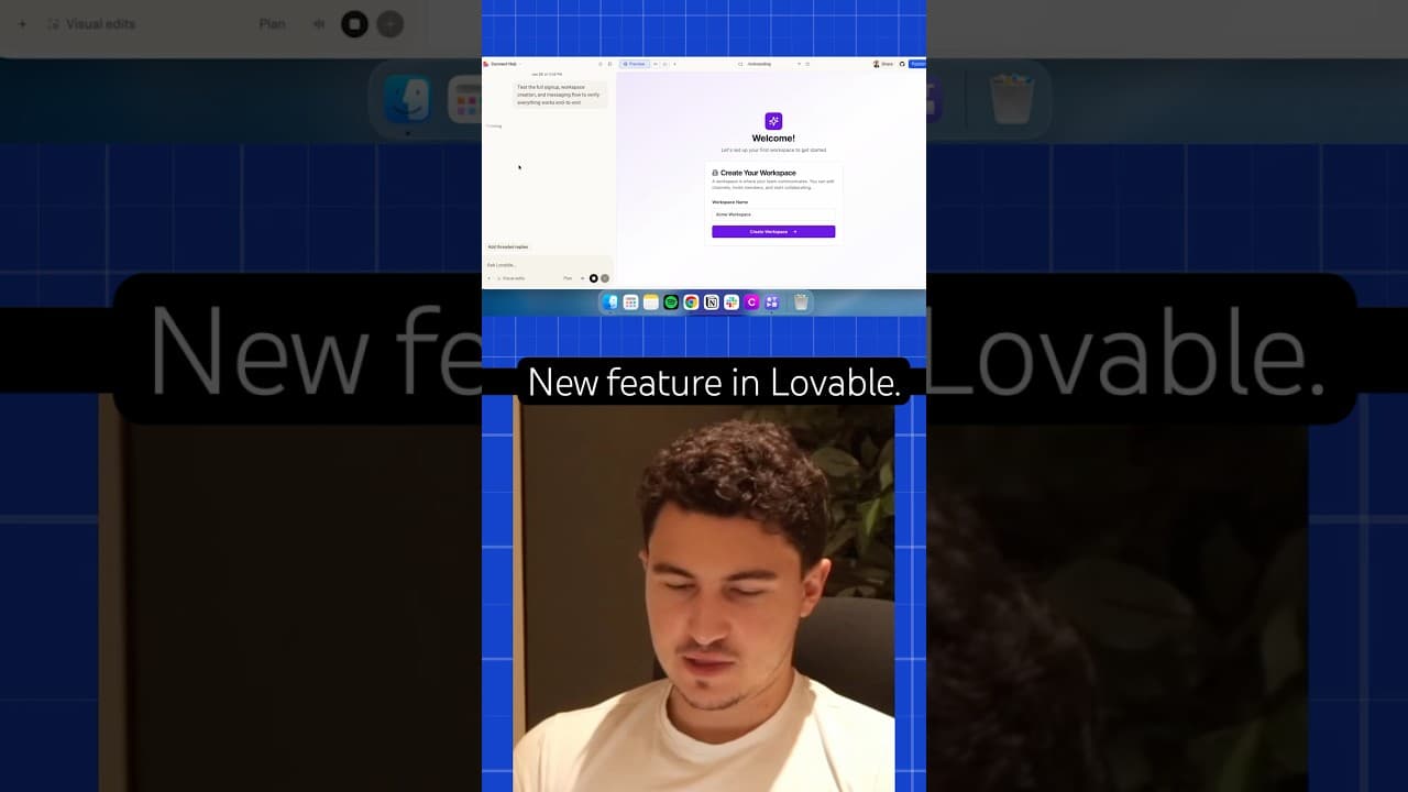 New feature in Lovable. #buildinpublic #coding #appcreation