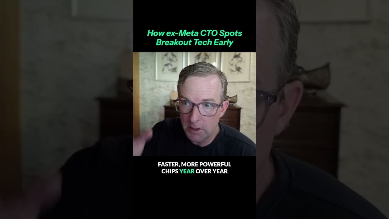 How ex-Meta CTO Spots Breakout Tech Early