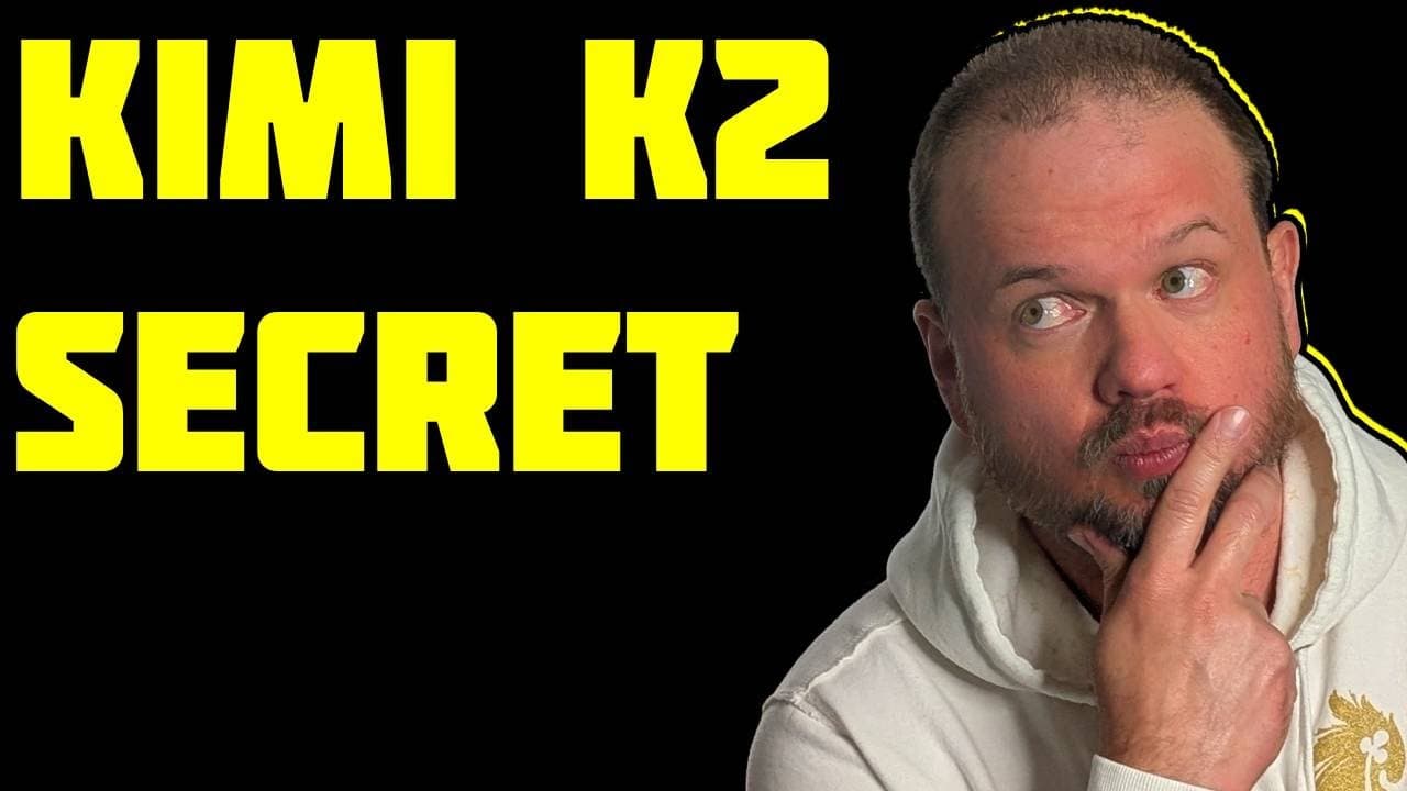 KIMI K2 just broke the AI Industry... here's it's "secret"