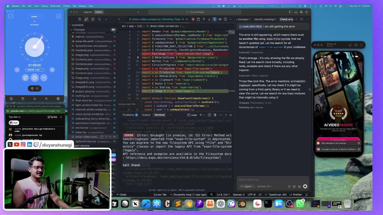 Day 58 | Vibe Coding iOS Apps Until I reach $10k MRR | Current MRR : $1343