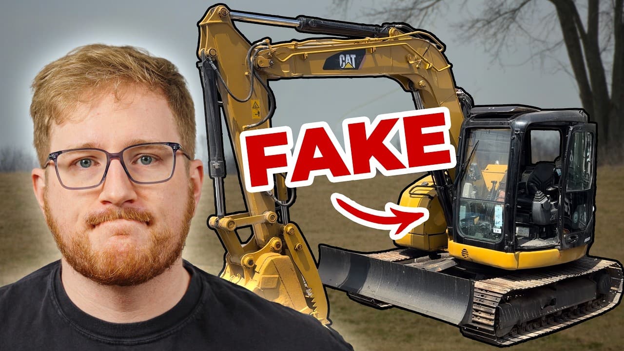 They sold me a fake excavator