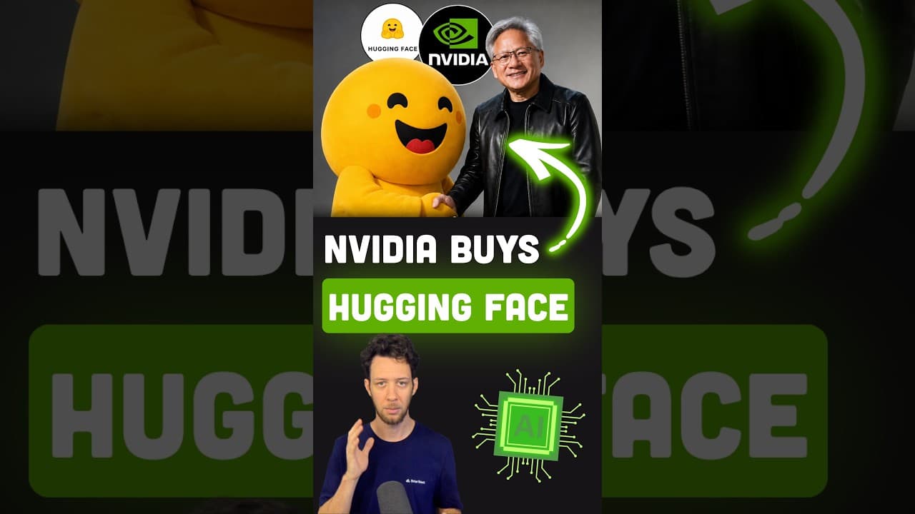Nvidia Could Own Hugging Face... This Is Huge. #nvidia #huggingface #ai
