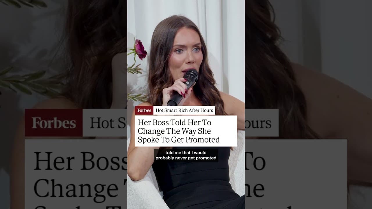 Her Boss Told Her To Change The Way She Spoke To Get Promoted