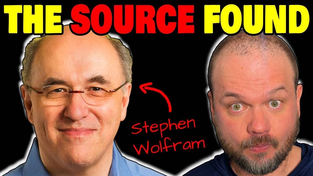 "The Universe Is A PROGRAM" Is this the SOURCE CODE of our Universe?  - Stephen Wolfram