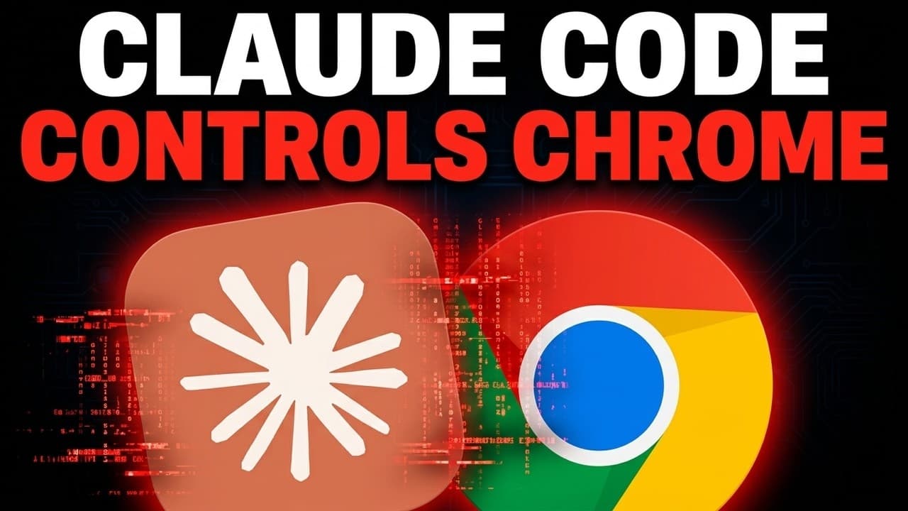 Claude Code Can Control Your Browser Now (THIS IS NUTS)