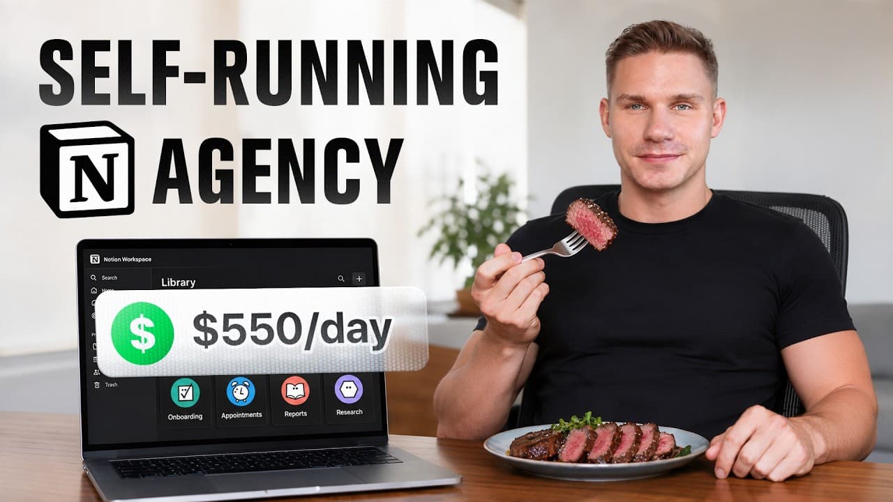 I Built a $550/day AI-Driven Agency in Notion