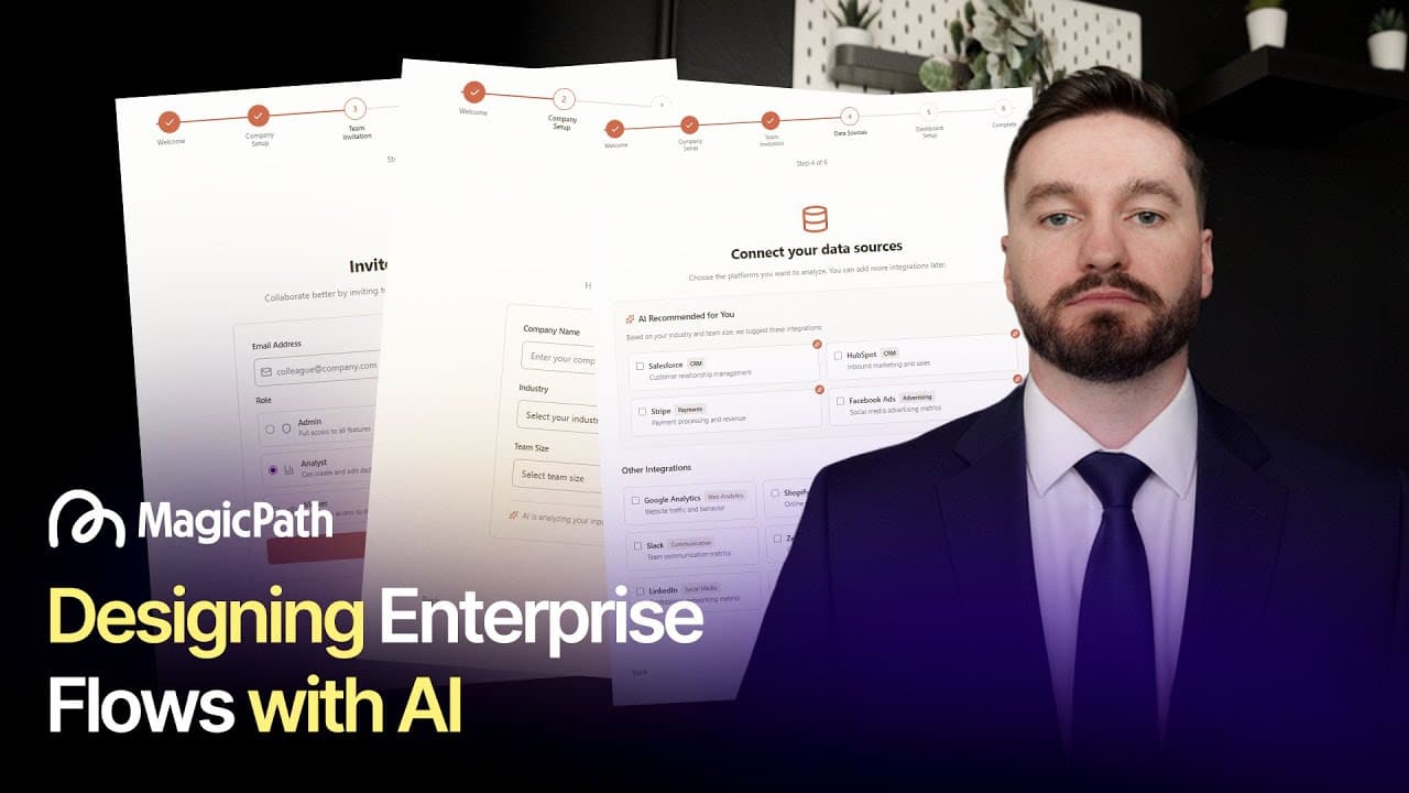 Designing enterprise flows with ai