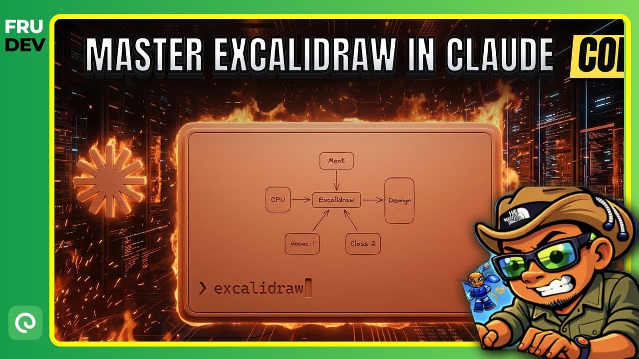 Master Excalidraw in Claude Code for Stunning Diagrams ⚡ Must Have!!!!