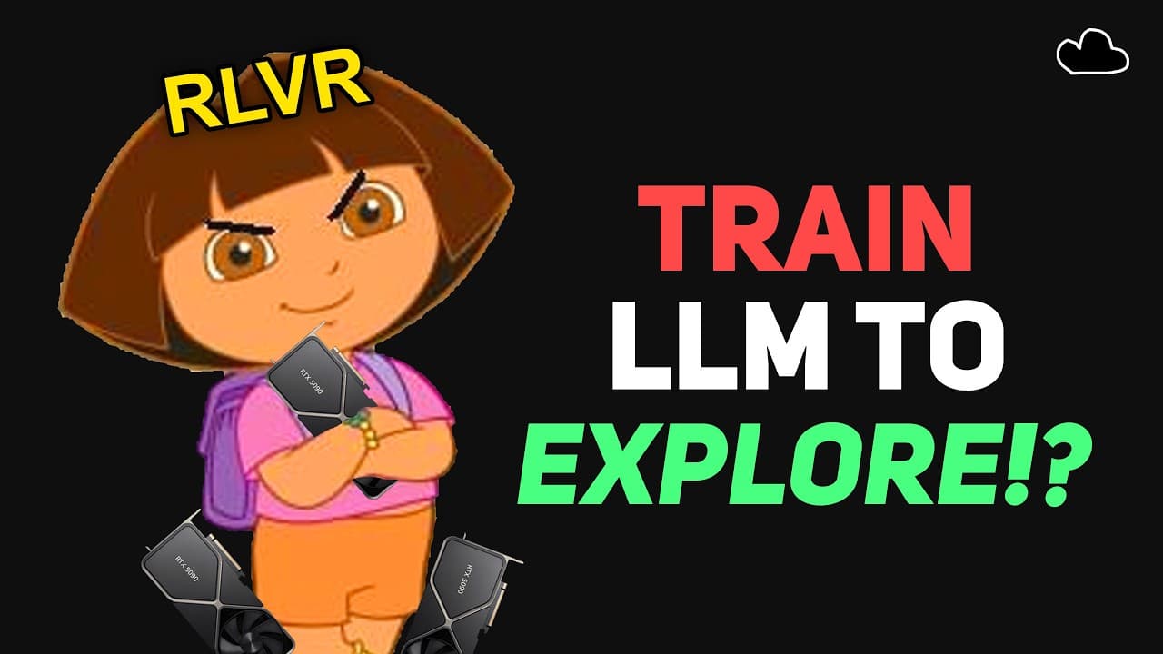 New AI Meta: Train LLMs To Explore On "Hard" Tokens [RLVR + Entropy]