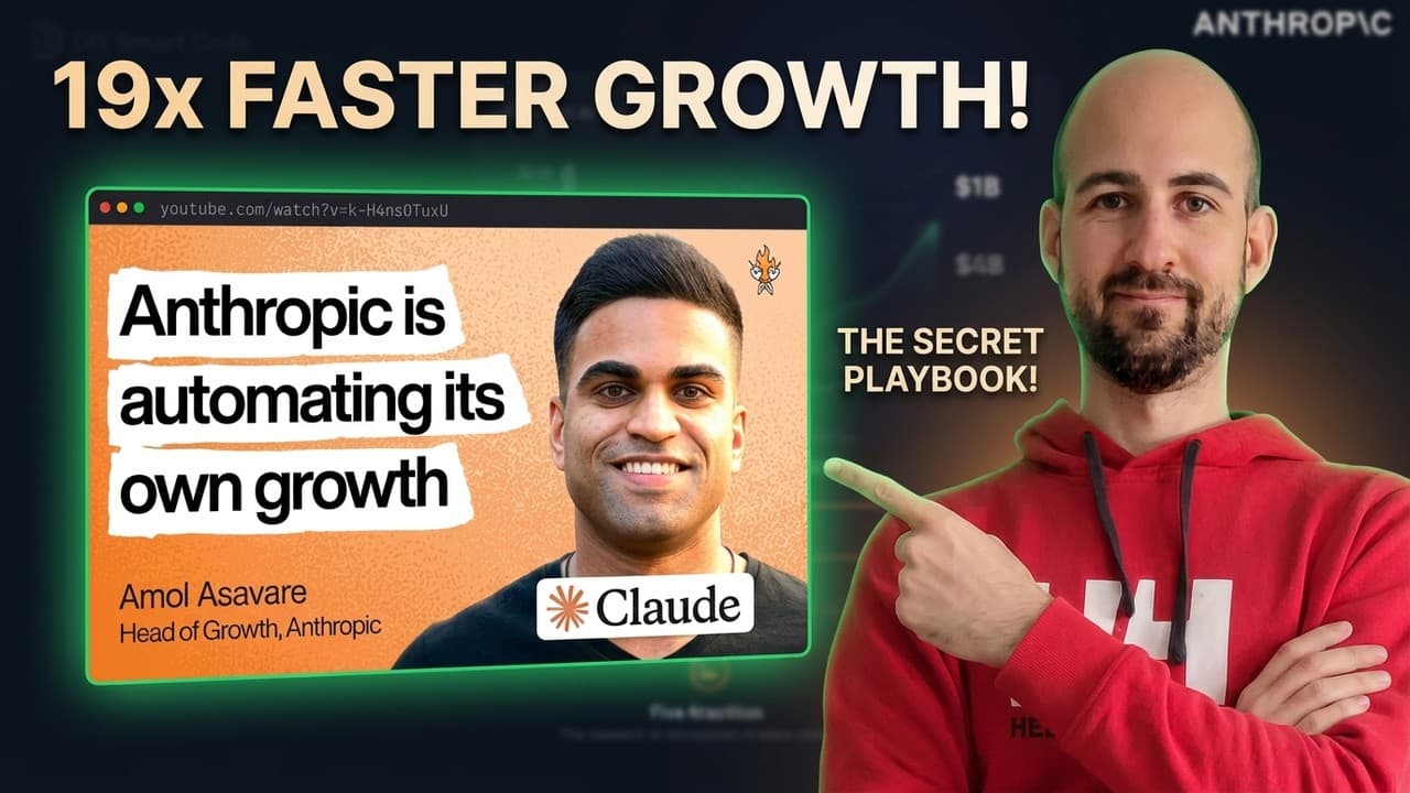 Anthropic Grew 19x Faster Than Industry Standard | Here is How!