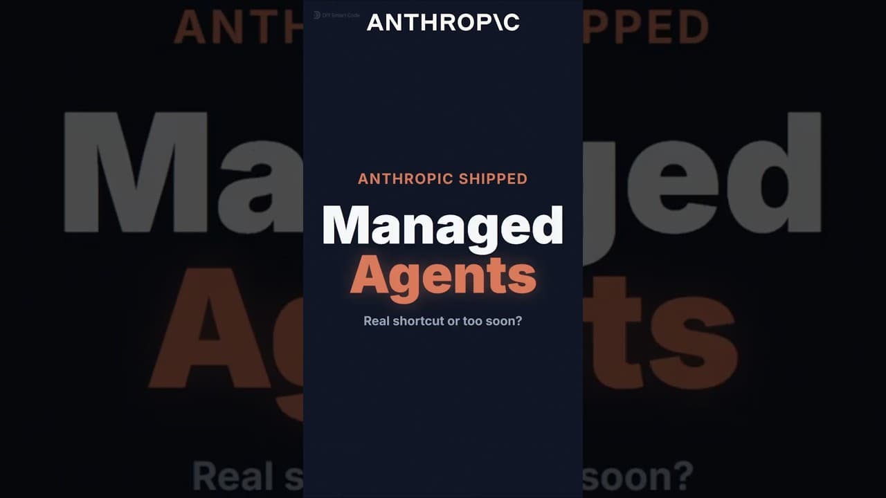 Anthropic Just Shipped Managed Agents... But Claude Is Down
