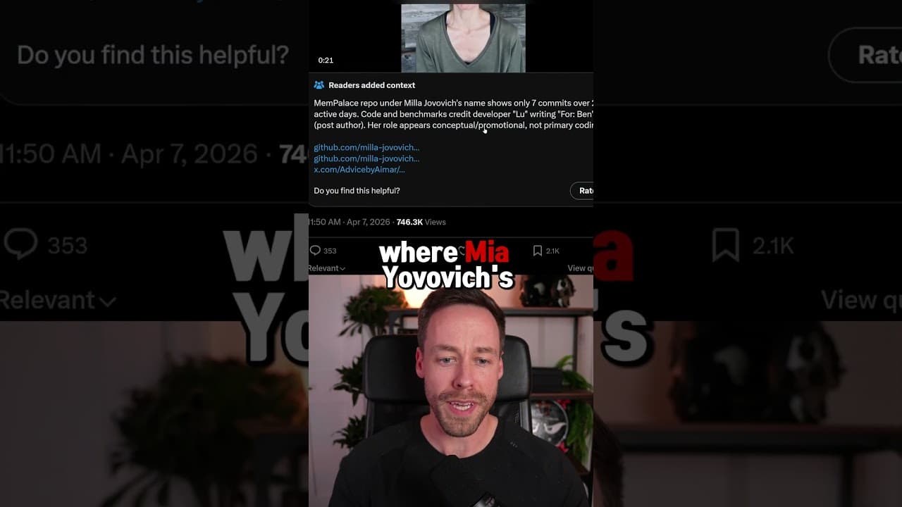 Mempalace drama (fake benchmarks?)