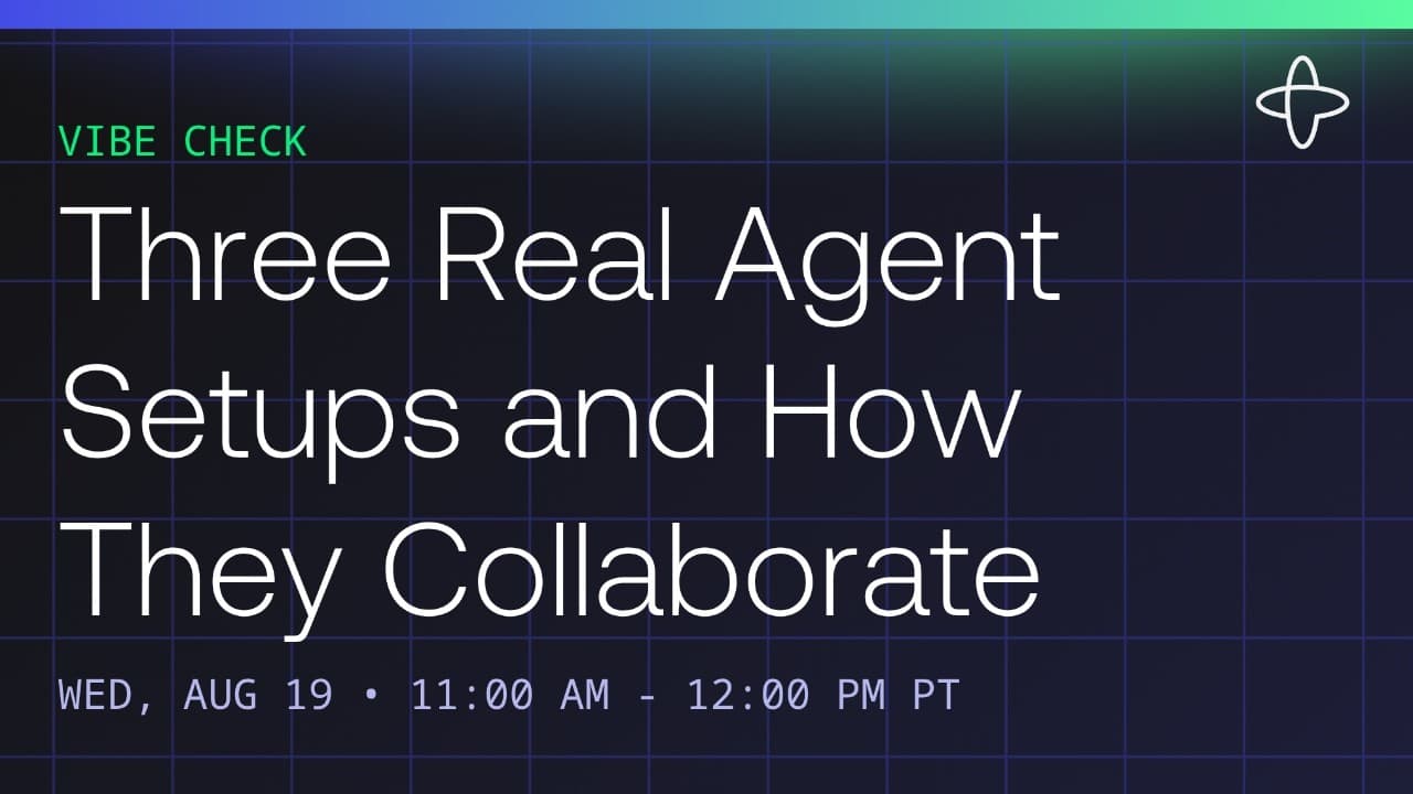 Vibe Check: Three Real Agent Setups and How They Collaborate