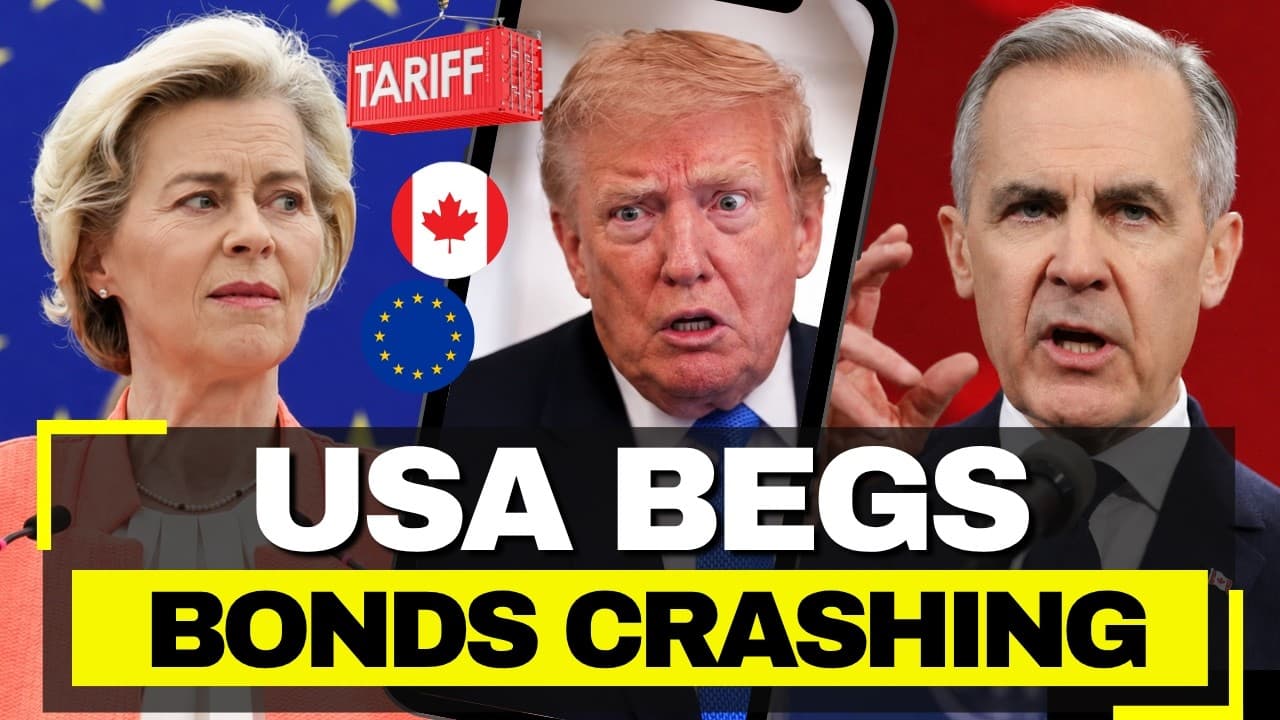 USA PANICS as Bonds CRASH to 25-Year LOW — BEGS Europe Drop Laws, Europe Says NO