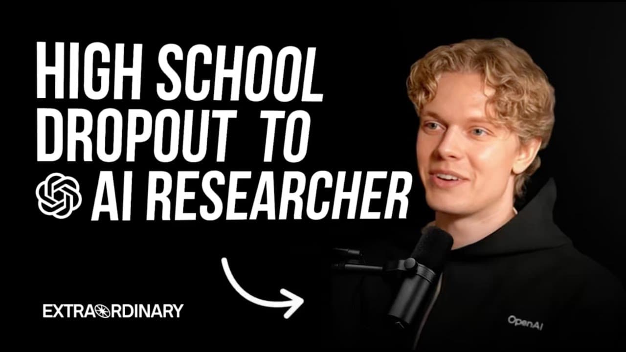 High School Dropout to OpenAI Researcher - Gabriel Petersson Interview (Extraordinary)