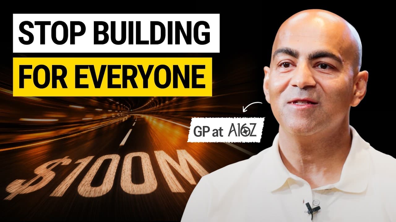 The Fastest Path to a $100M AI Business | Anish Acharya, a16z GP