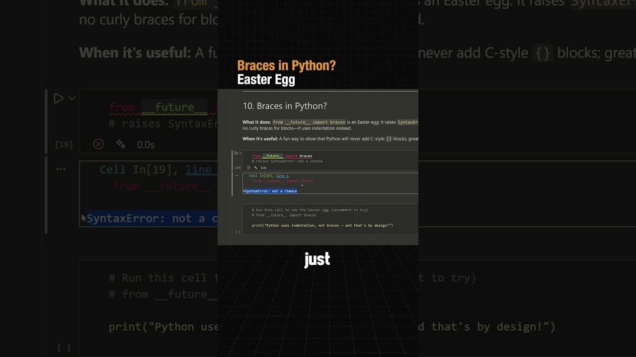 Did you know you can swap any two variables in Python without a temp variable? 🔥
