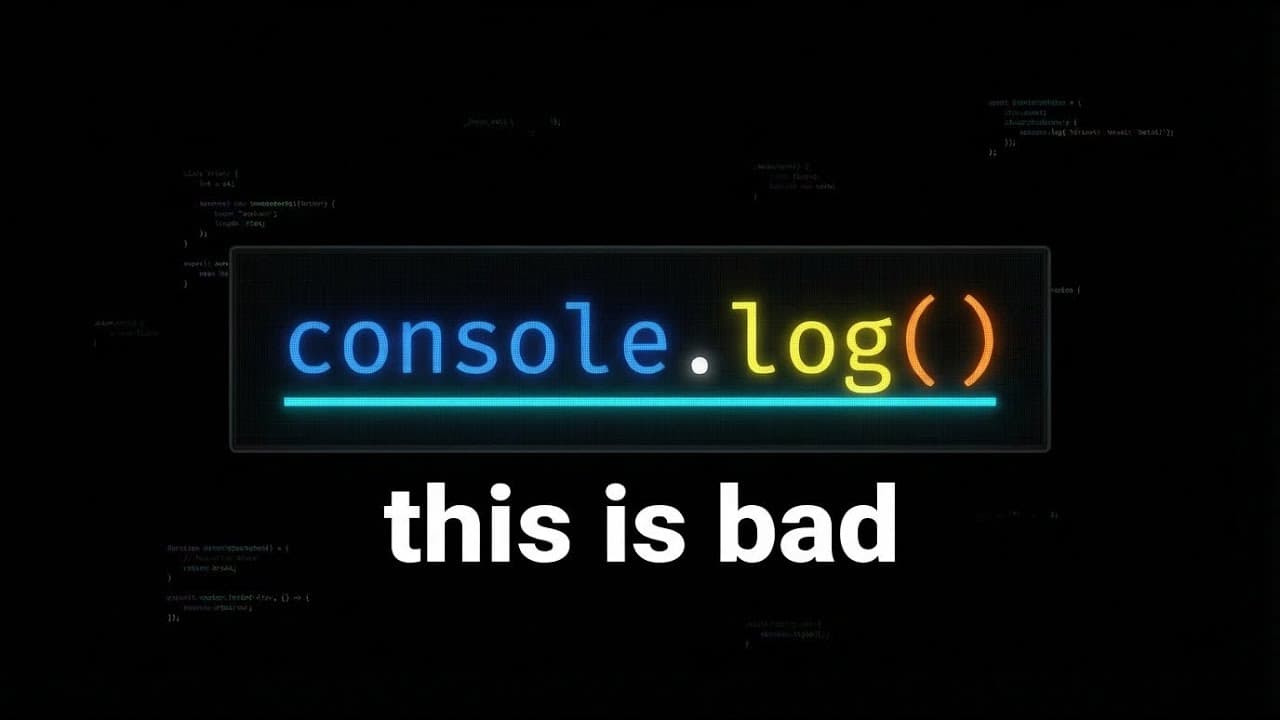 You're logging wrong