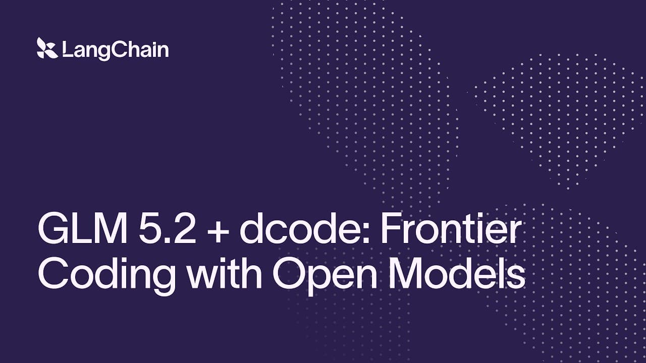 GLM 5.2 + dcode: Frontier Coding with Open Models