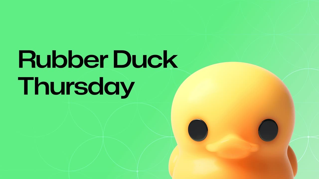 Rubber Duck Thursday - What's New!