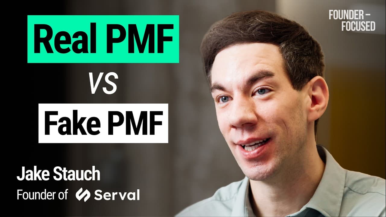 The Fastest Way to Know if Your Product Market Fit Is Real | Serval CEO, Jake Stauch