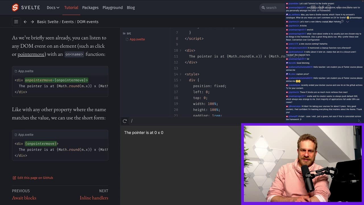 Articles, chatting, maybe Svelte 5