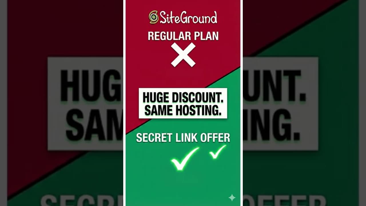 SiteGround Hosting Discount Code 2026 🔥 Up to 83% OFF + Free Domain!