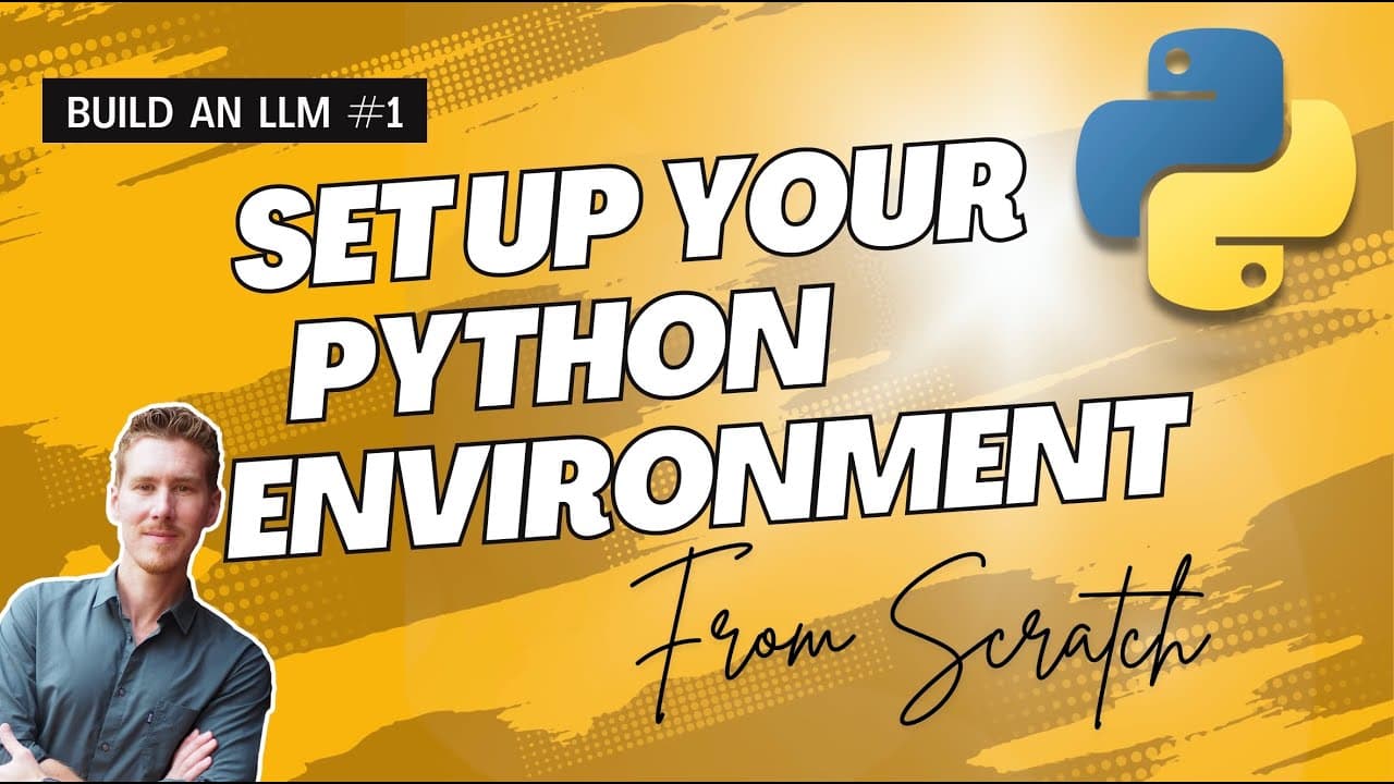 Build an LLM from Scratch 1: Set up your code environment