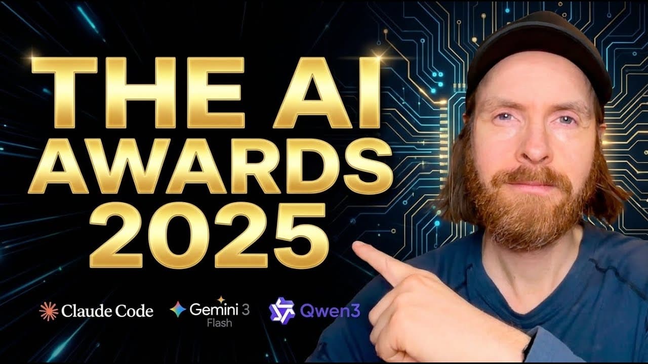 The AI Awards 2025 - Best LLM? Biggest Moment in AI? Best Agentic Coder?