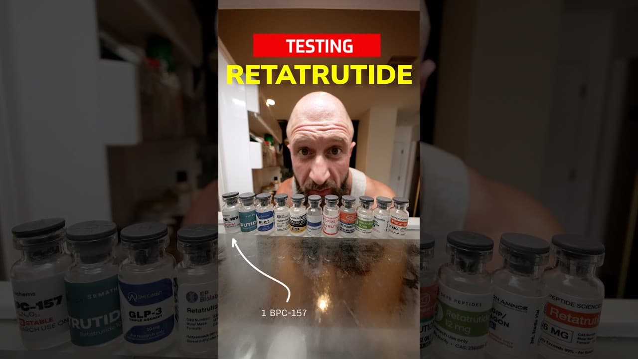 I Tested 10 Research Grade Peptide Sites! #peptides