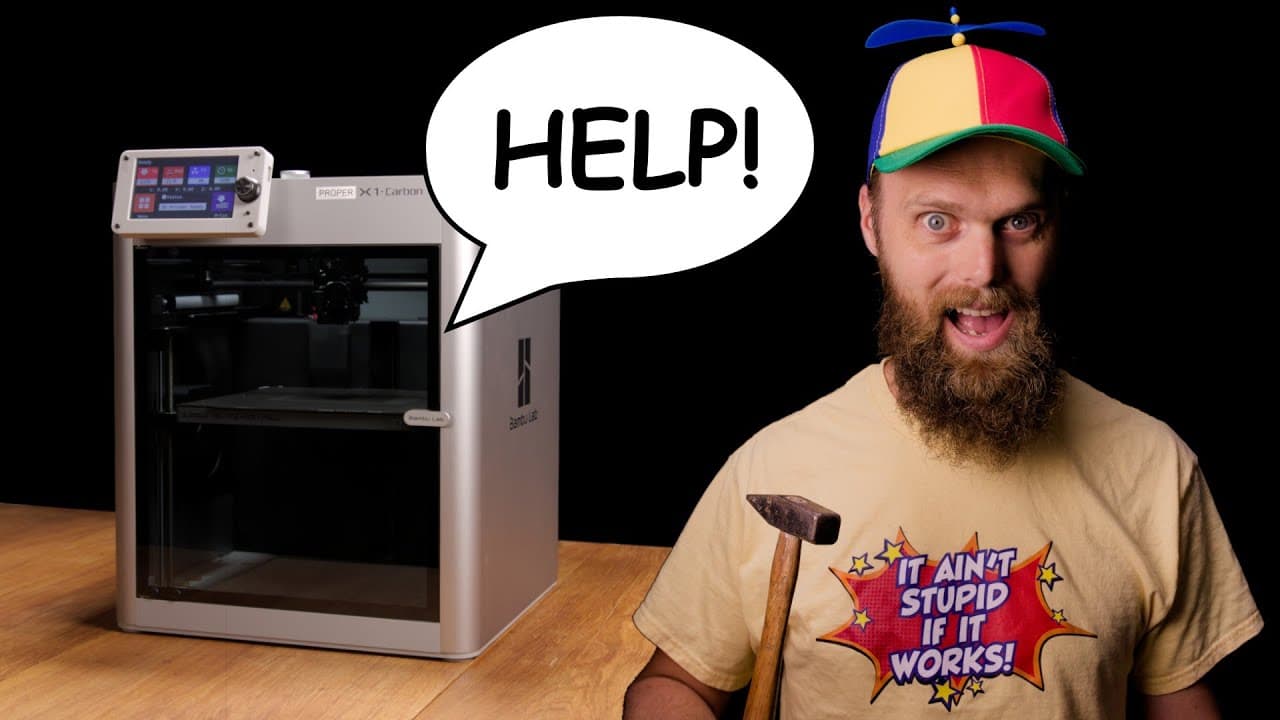 INTRODUCING: The Proper X1C (no more Bambu Lab)