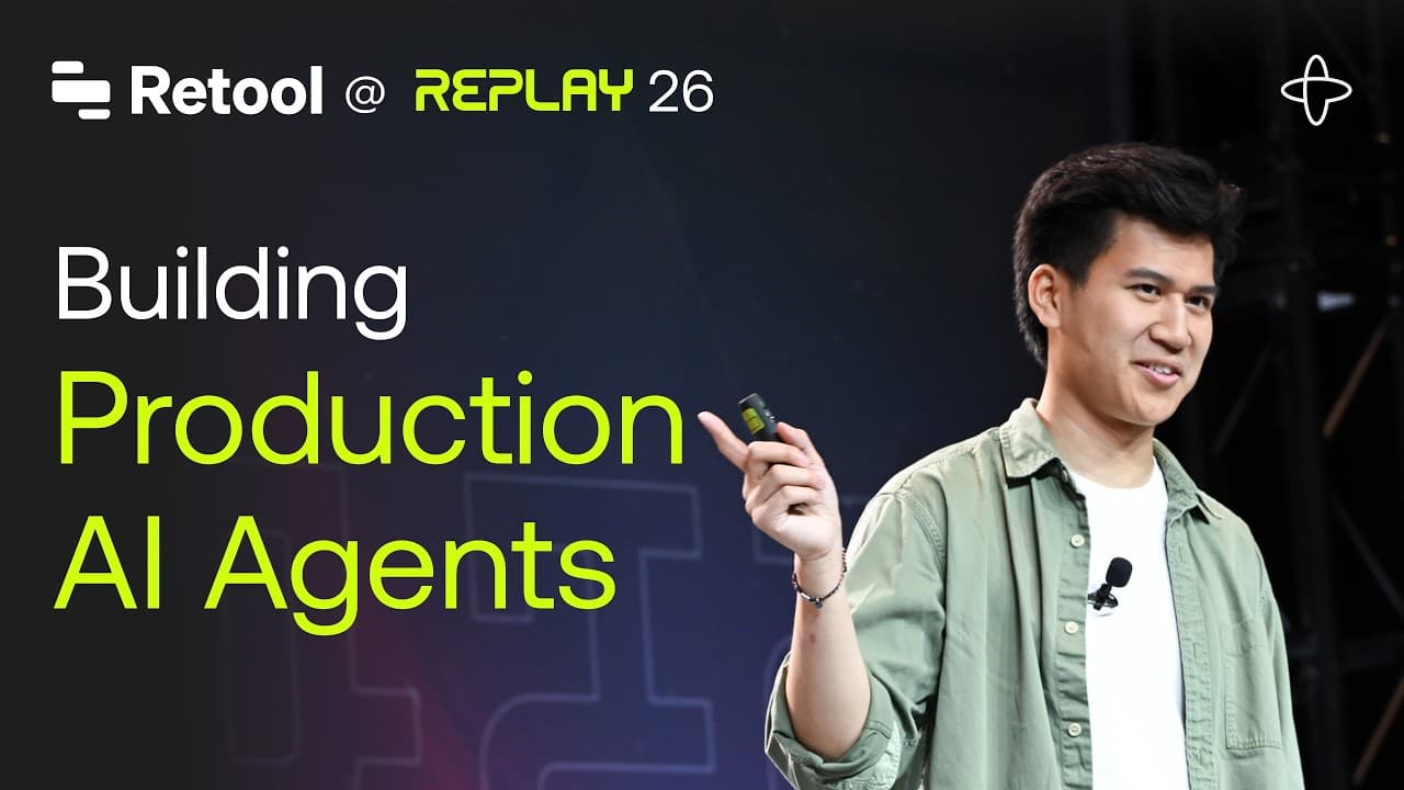Retool @ Replay 2026 | Agents: Building Production AI Agents with Temporal