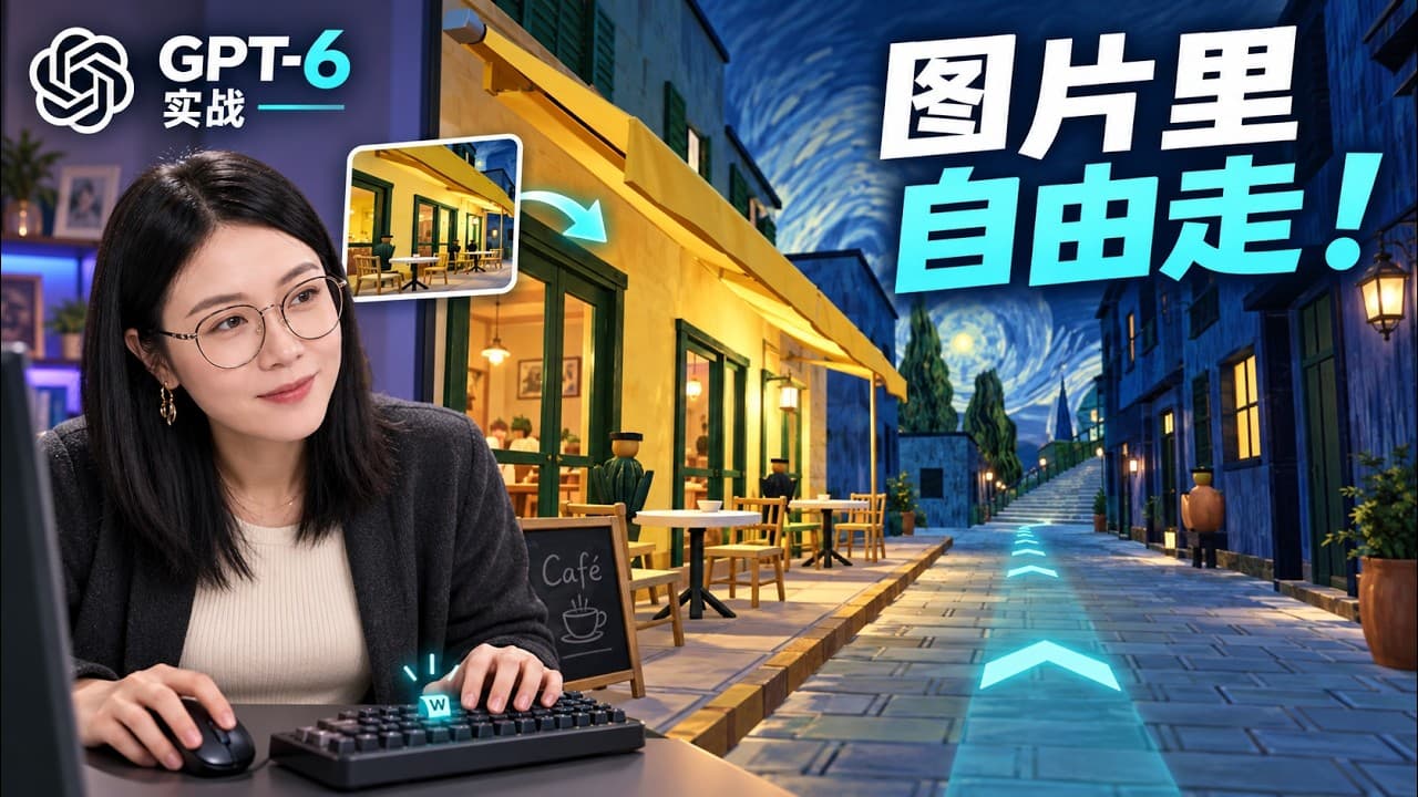 GPT-6 把3张图变成3D世界，我真的走进去了 ｜ Astra 实战应用系列 ｜ Open AI