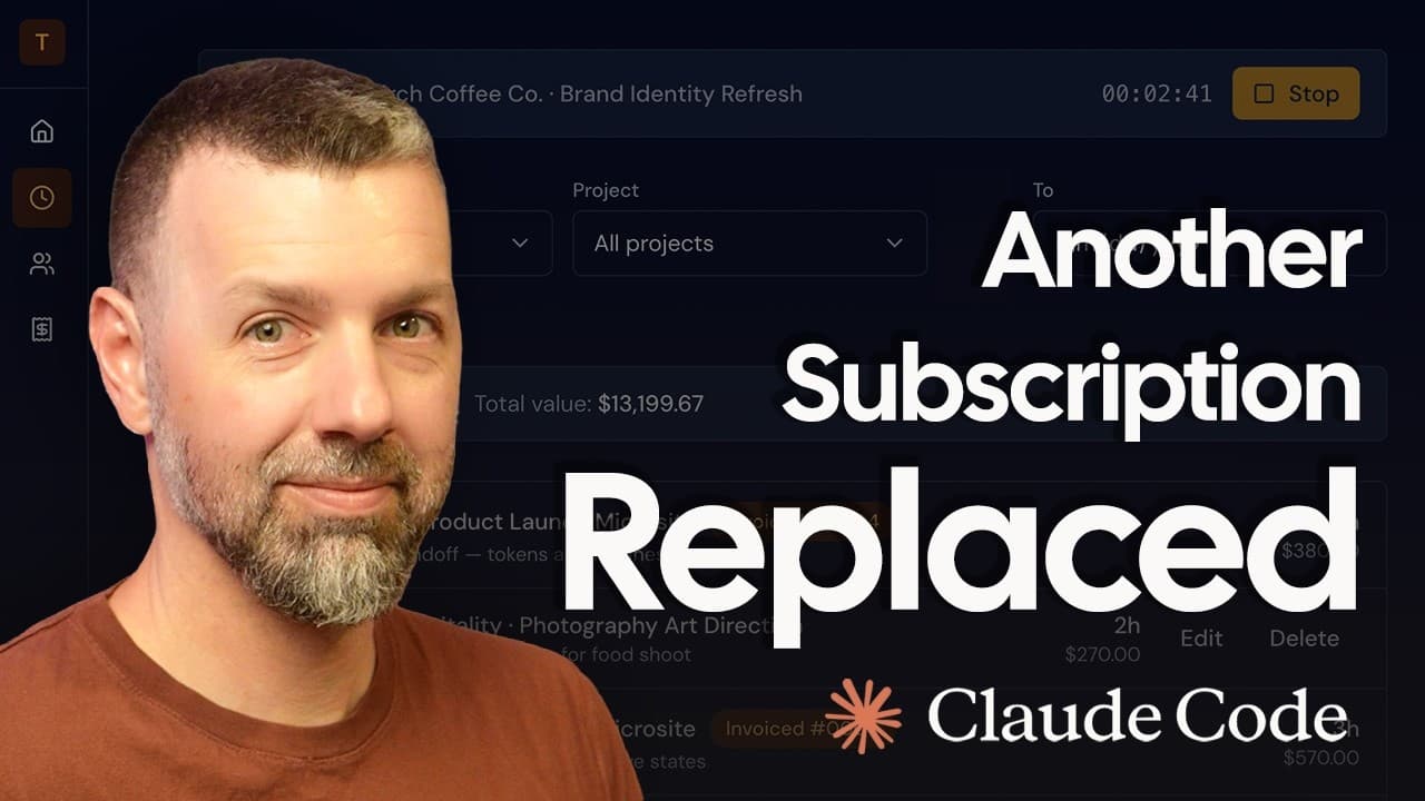 Build your own time tracking app with Claude Code
