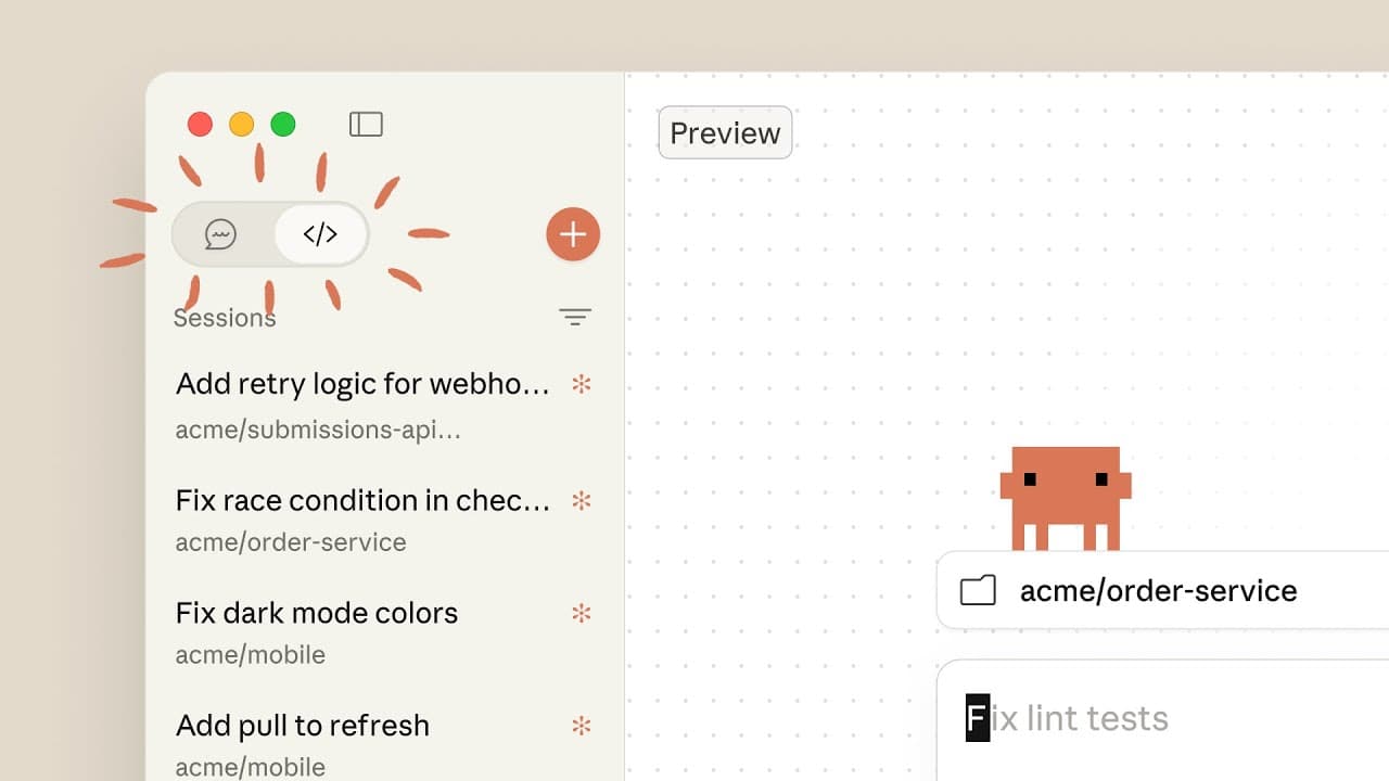 Claude Code on desktop