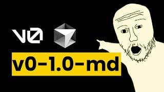 10x better UI design for vibe coders - Use v0 directly in Cursor