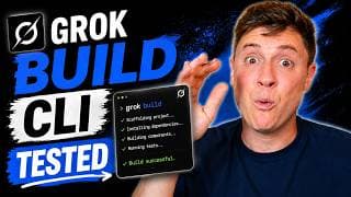 LIVE: GROK BUILD CLI IS ACTUALLY INCREDIBLE???