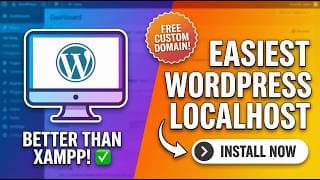 How to Install WordPress on Localhost - Better Than XAMPP | Free Custom Domain 2026