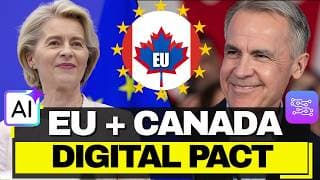 Europe + Canada Build Digital Future WITHOUT USA - New Trade Pact, American Companies OUT