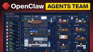 I Built a Full AI Team Inside OpenClaw for $400/Month