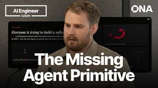 The Missing Primitive for Agent Swarms — Lou Bichard, Ona