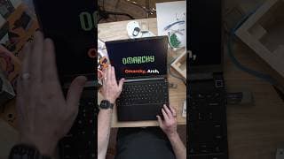 I had to assemble this laptop. Then I installed #omarchy on it.