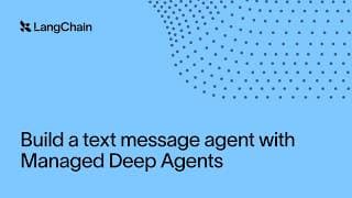 HTTP Channels for Managed Deep Agents